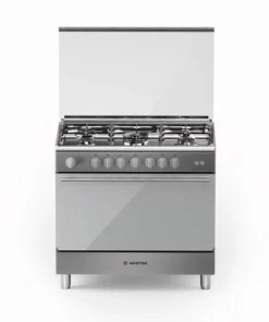 فرن اريستون غاز 90 سم استيل