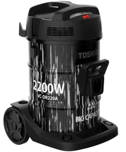 مكنسة توشيبا برميل 2200 واط 22 لتر اسودرصاصى