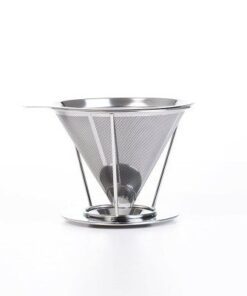 فلتر قهوة استيل بقاعدة