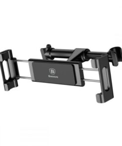 حامل اجهزة من بيسوس للمقعد الخلفي للسيارة اسود