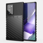 غطاء حماية اسود واقي للصدمات بتصميم رائع لحماية جهاز Samsung Galaxy Note 20 Ultra