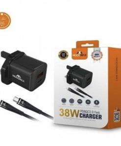 شاحن جداري 38 واط PD سريع مع كيبل ايفون تايب سي