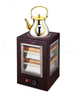 دفاية مع موقد كهربائي للتدفئة 2000 واط 1x2